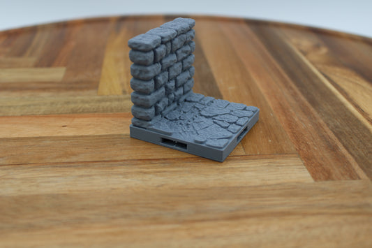 2"x2" Dungeon Floor with Wall Tile